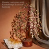 image:imageRose Quartz Crystal Tree of Life Birthday Gifts for Women Girls Friends Handmade Chakra Healing Crystals Tree for Home Office Decor Positivity Good Luck Money Unique Gifts for Her Mom SisterWooden Base Unakite Crystal Tree