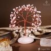 image:imageRose Quartz Crystal Tree of Life Birthday Gifts for Women Girls Friends Handmade Chakra Healing Crystals Tree for Home Office Decor Positivity Good Luck Money Unique Gifts for Her Mom SisterPalm Stone Base Rose Quartz Crystal Tree