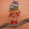 image:imageRose Quartz Crystal Tree of Life Birthday Gifts for Women Girls Friends Handmade Chakra Healing Crystals Tree for Home Office Decor Positivity Good Luck Money Unique Gifts for Her Mom SisterWooden Base 7 Chakra Full Golden Wire Tree