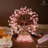 image:imageRose Quartz Crystal Tree of Life Birthday Gifts for Women Girls Friends Handmade Chakra Healing Crystals Tree for Home Office Decor Positivity Good Luck Money Unique Gifts for Her Mom SisterPyramid Base Rose Quartz Crystal Tree