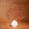 image:imageRose Quartz Crystal Tree of Life Birthday Gifts for Women Girls Friends Handmade Chakra Healing Crystals Tree for Home Office Decor Positivity Good Luck Money Unique Gifts for Her Mom SisterBall Base Clear Quartz Crystal Tree