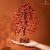 image:imageRose Quartz Crystal Tree of Life Birthday Gifts for Women Girls Friends Handmade Chakra Healing Crystals Tree for Home Office Decor Positivity Good Luck Money Unique Gifts for Her Mom SisterWooden Base Carnelian Crystal Tree
