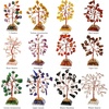 image:imageRose Quartz Crystal Tree of Life Birthday Gifts for Women Girls Friends Handmade Chakra Healing Crystals Tree for Home Office Decor Positivity Good Luck Money Unique Gifts for Her Mom SisterSet of 12 Mini Pyramid Base Trees Crystal Tree
