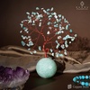 image:imageRose Quartz Crystal Tree of Life Birthday Gifts for Women Girls Friends Handmade Chakra Healing Crystals Tree for Home Office Decor Positivity Good Luck Money Unique Gifts for Her Mom SisterBall Base Amazonite Crystal Tree
