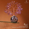 image:imageRose Quartz Crystal Tree of Life Birthday Gifts for Women Girls Friends Handmade Chakra Healing Crystals Tree for Home Office Decor Positivity Good Luck Money Unique Gifts for Her Mom SisterBall Base Amethyst Crystal Tree