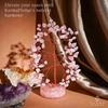 image:imageRose Quartz Crystal Tree of Life Birthday Gifts for Women Girls Friends Handmade Chakra Healing Crystals Tree for Home Office Decor Positivity Good Luck Money Unique Gifts for Her Mom SisterOrgone Base Rose Quartz Crystal Tree