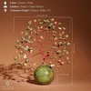 image:imageRose Quartz Crystal Tree of Life Birthday Gifts for Women Girls Friends Handmade Chakra Healing Crystals Tree for Home Office Decor Positivity Good Luck Money Unique Gifts for Her Mom SisterBall Base Unakite Crystal Tree