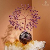 image:imageRose Quartz Crystal Tree of Life Birthday Gifts for Women Girls Friends Handmade Chakra Healing Crystals Tree for Home Office Decor Positivity Good Luck Money Unique Gifts for Her Mom SisterBall Base Amethyst Crystal Tree