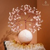 image:imageRose Quartz Crystal Tree of Life Birthday Gifts for Women Girls Friends Handmade Chakra Healing Crystals Tree for Home Office Decor Positivity Good Luck Money Unique Gifts for Her Mom SisterBall Base Rose Quartz Crystal Tree