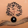 image:imageRose Quartz Crystal Tree of Life Birthday Gifts for Women Girls Friends Handmade Chakra Healing Crystals Tree for Home Office Decor Positivity Good Luck Money Unique Gifts for Her Mom SisterBall Base Black Obsidian Crystal Tree