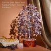image:imageRose Quartz Crystal Tree of Life Birthday Gifts for Women Girls Friends Handmade Chakra Healing Crystals Tree for Home Office Decor Positivity Good Luck Money Unique Gifts for Her Mom SisterWooden Basedual Beads Rose  Amethyst Tree