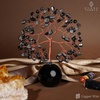 image:imageRose Quartz Crystal Tree of Life Birthday Gifts for Women Girls Friends Handmade Chakra Healing Crystals Tree for Home Office Decor Positivity Good Luck Money Unique Gifts for Her Mom SisterBall Base Black Obsidian Crystal Tree