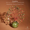 image:imageRose Quartz Crystal Tree of Life Birthday Gifts for Women Girls Friends Handmade Chakra Healing Crystals Tree for Home Office Decor Positivity Good Luck Money Unique Gifts for Her Mom SisterBall Base Unakite Crystal Tree