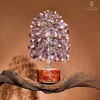 image:imageRose Quartz Crystal Tree of Life Birthday Gifts for Women Girls Friends Handmade Chakra Healing Crystals Tree for Home Office Decor Positivity Good Luck Money Unique Gifts for Her Mom SisterWooden Basedual Beads Rose  Amethyst Tree