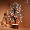 image:imageRose Quartz Crystal Tree of Life Birthday Gifts for Women Girls Friends Handmade Chakra Healing Crystals Tree for Home Office Decor Positivity Good Luck Money Unique Gifts for Her Mom SisterWooden Base Amazonite Crystal Tree