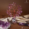 image:imageRose Quartz Crystal Tree of Life Birthday Gifts for Women Girls Friends Handmade Chakra Healing Crystals Tree for Home Office Decor Positivity Good Luck Money Unique Gifts for Her Mom SisterBall Base Amethyst Crystal Tree