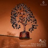 image:imageRose Quartz Crystal Tree of Life Birthday Gifts for Women Girls Friends Handmade Chakra Healing Crystals Tree for Home Office Decor Positivity Good Luck Money Unique Gifts for Her Mom SisterWooden Base Black Obsidian Crystal Tree
