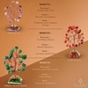 image:imageRose Quartz Crystal Tree of Life Birthday Gifts for Women Girls Friends Handmade Chakra Healing Crystals Tree for Home Office Decor Positivity Good Luck Money Unique Gifts for Her Mom SisterSet of 12 Mini Pyramid Base Trees Crystal Tree