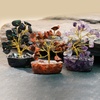image:imageRose Quartz Crystal Tree of Life Birthday Gifts for Women Girls Friends Handmade Chakra Healing Crystals Tree for Home Office Decor Positivity Good Luck Money Unique Gifts for Her Mom SisterSet of 12 Mini Orgone Base Trees Crystal Tree