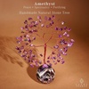 image:imageRose Quartz Crystal Tree of Life Birthday Gifts for Women Girls Friends Handmade Chakra Healing Crystals Tree for Home Office Decor Positivity Good Luck Money Unique Gifts for Her Mom SisterBall Base Amethyst Crystal Tree