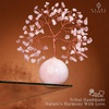image:imageRose Quartz Crystal Tree of Life Birthday Gifts for Women Girls Friends Handmade Chakra Healing Crystals Tree for Home Office Decor Positivity Good Luck Money Unique Gifts for Her Mom SisterBall Base Rose Quartz Crystal Tree