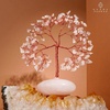 image:imageRose Quartz Crystal Tree of Life Birthday Gifts for Women Girls Friends Handmade Chakra Healing Crystals Tree for Home Office Decor Positivity Good Luck Money Unique Gifts for Her Mom SisterPalm Stone Base Rose Quartz Crystal Tree