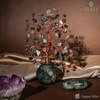 image:imageRose Quartz Crystal Tree of Life Birthday Gifts for Women Girls Friends Handmade Chakra Healing Crystals Tree for Home Office Decor Positivity Good Luck Money Unique Gifts for Her Mom SisterBall Base Labradorite Crystal Tree