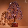 image:imageRose Quartz Crystal Tree of Life Birthday Gifts for Women Girls Friends Handmade Chakra Healing Crystals Tree for Home Office Decor Positivity Good Luck Money Unique Gifts for Her Mom SisterWooden Base Amethyst Crystal Tree