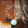 image:imageRose Quartz Crystal Tree of Life Birthday Gifts for Women Girls Friends Handmade Chakra Healing Crystals Tree for Home Office Decor Positivity Good Luck Money Unique Gifts for Her Mom SisterBall Base Amazonite Crystal Tree