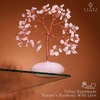 image:imageRose Quartz Crystal Tree of Life Birthday Gifts for Women Girls Friends Handmade Chakra Healing Crystals Tree for Home Office Decor Positivity Good Luck Money Unique Gifts for Her Mom SisterPalm Stone Base Rose Quartz Crystal Tree
