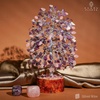 image:imageRose Quartz Crystal Tree of Life Birthday Gifts for Women Girls Friends Handmade Chakra Healing Crystals Tree for Home Office Decor Positivity Good Luck Money Unique Gifts for Her Mom SisterWooden Basedual Beads Rose  Amethyst Tree