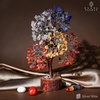 image:imageRose Quartz Crystal Tree of Life Birthday Gifts for Women Girls Friends Handmade Chakra Healing Crystals Tree for Home Office Decor Positivity Good Luck Money Unique Gifts for Her Mom SisterWooden Base 7 Chakra Manifestation Tree Silver