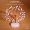 image:imageRose Quartz Crystal Tree of Life Birthday Gifts for Women Girls Friends Handmade Chakra Healing Crystals Tree for Home Office Decor Positivity Good Luck Money Unique Gifts for Her Mom SisterPalm Stone Base Rose Quartz Crystal Tree