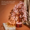image:imageRose Quartz Crystal Tree of Life Birthday Gifts for Women Girls Friends Handmade Chakra Healing Crystals Tree for Home Office Decor Positivity Good Luck Money Unique Gifts for Her Mom SisterWooden Base Rose Quartz Crystal Tree