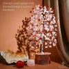 image:imageRose Quartz Crystal Tree of Life Birthday Gifts for Women Girls Friends Handmade Chakra Healing Crystals Tree for Home Office Decor Positivity Good Luck Money Unique Gifts for Her Mom SisterWooden Basedual Beads Rose  Carnelian Tree