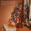 image:imageRose Quartz Crystal Tree of Life Birthday Gifts for Women Girls Friends Handmade Chakra Healing Crystals Tree for Home Office Decor Positivity Good Luck Money Unique Gifts for Her Mom SisterWooden Base Black Obsidian Crystal Tree