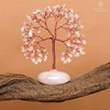 image:imageRose Quartz Crystal Tree of Life Birthday Gifts for Women Girls Friends Handmade Chakra Healing Crystals Tree for Home Office Decor Positivity Good Luck Money Unique Gifts for Her Mom SisterPalm Stone Base Rose Quartz Crystal Tree