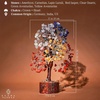 image:imageRose Quartz Crystal Tree of Life Birthday Gifts for Women Girls Friends Handmade Chakra Healing Crystals Tree for Home Office Decor Positivity Good Luck Money Unique Gifts for Her Mom SisterWooden Base 7 Chakra Manifestation Tree Silver