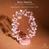 image:imageRose Quartz Crystal Tree of Life Birthday Gifts for Women Girls Friends Handmade Chakra Healing Crystals Tree for Home Office Decor Positivity Good Luck Money Unique Gifts for Her Mom SisterOrgone Base Rose Quartz Crystal Tree