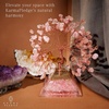 image:imageRose Quartz Crystal Tree of Life Birthday Gifts for Women Girls Friends Handmade Chakra Healing Crystals Tree for Home Office Decor Positivity Good Luck Money Unique Gifts for Her Mom SisterPyramid Base Rose Quartz Crystal Tree