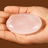 image:imageRose Quartz Palm Stone Natural Healing Crystal Worry Stones for Chakra Balancing Positive Energy Meditation Reiki Healing Yoga Accessories Spiritual Gifts for Women and Mens