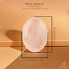 image:imageRose Quartz Palm Stone Natural Healing Crystal Worry Stones for Chakra Balancing Positive Energy Meditation Reiki Healing Yoga Accessories Spiritual Gifts for Women and Mens