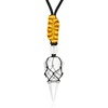 image:imageCrystal Necklace Birthday Gifts for Women Mom Natural Amazonite Healing Crystal Pendant Necklaces for Chakra Balance Good Luck Positivity Meditation Tree of Life Crystal JewelryClear Quartz Pendulum
