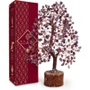 Wooden Base Amethyst Crystal Tree