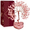 Orgone Heart Base Rose Quartz Crystal Tree