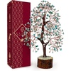 Wooden Base Amazonite Crystal Tree
