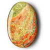 image:imageUnakite Palm Stone Natural Healing Crystal Worry Stones for Chakra Balancing Positive Energy Meditation Reiki Healing Yoga Accessories Spiritual Gifts for Women and Mens