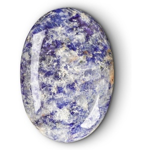 image:imageBlue Sodalite Palm Stone Natural Healing Crystal Worry Stones for Chakra Balancing Positive Energy Meditation Reiki Healing Yoga Accessories Spiritual Gifts for Women and Mens