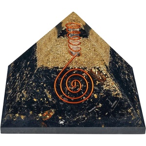 image:imageChakra Healing Crystal Pyramid Unique Birthday Gifts for Womens Mom Love One Black Tourmaline Orgonite Orgone Pyramid for Meditation Balance Positive Energy Success Office Desk DecorBlack Tourmaline Pyramid