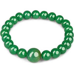 image:imageKARMAPLEDGE Healing Crystal Bracelets for Womens and Mens Spiritual Positive Energy amp Balance Handmade Natural Crystal Beads Bracelets103 Green Aventurine One Stone